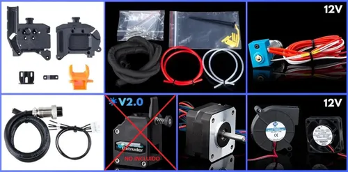 Hotend Extrusor Directo Trianglelab Para Cr10 Ender Dde 12v