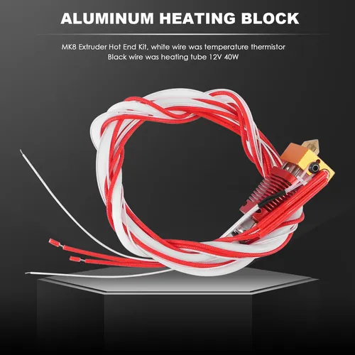 Kit Mk8 Hot End Ensamblado Para Impresora 3d Y Extrusora Par