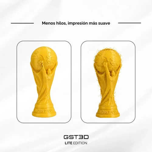 Filamento Petg Gst3d High Speed Lite 1.75mm 1kg Impresión 3d Amarillo