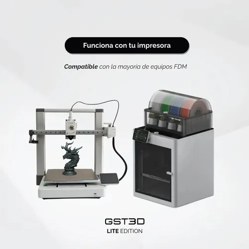 Filamento Pla High Speed Gst3d Lite 1.75mm 1kg Impresión 3d Peach
