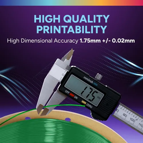 Filamento Tpu 1.75mm Flexible Para Impresora 3d 1kg Verde
