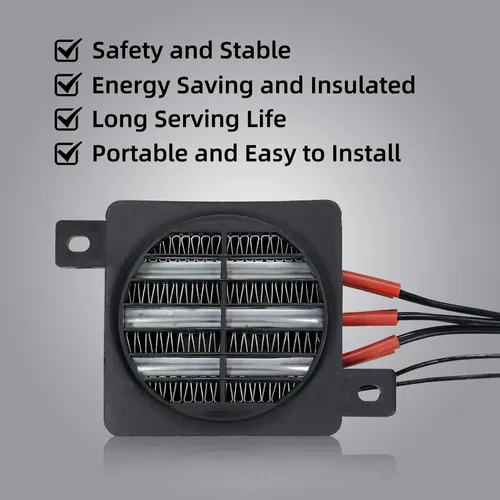 Calefactor De Ventilador Ptc Ptcyidu 110 V 200 W Cerámico Ne