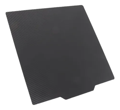 Placa Pei Pet Build De Fibra De Carbono Lisa Con Textura Fle