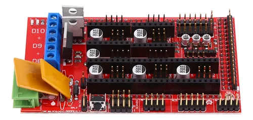 Placa Controladora Ramps 1.4 De La Impresora 3d Reprap Shiel
