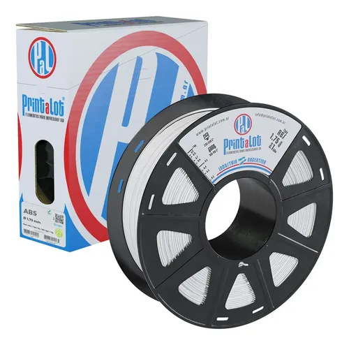 Filamento Para Impresoras 3d Printalot Abs 1,75mm Y 1kg Color Blanco