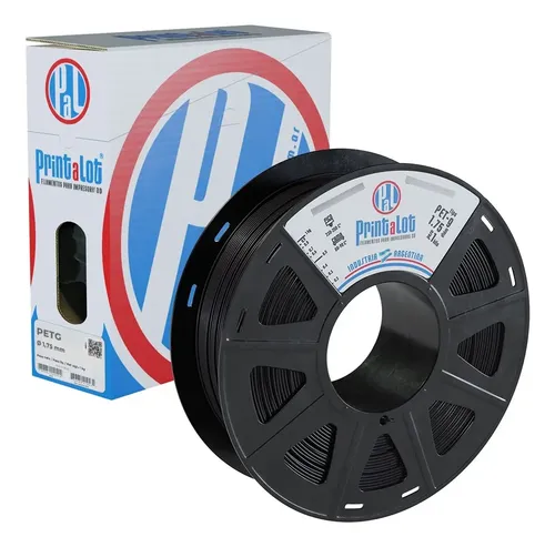 Filamento 3d Petg 1.75mm X 1kg Printalot Color Negro