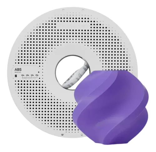 Filamento Bambu Lab Abs Carrete Reutilizable 1kg Violeta