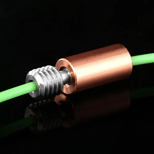 Calentador Bimetálico Heatbreak Throat Hotend, Color Rojo Co