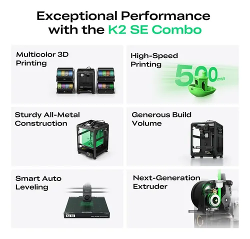 Creality K2 Se Combo 3d Printer, High-speed, Auto Leveling