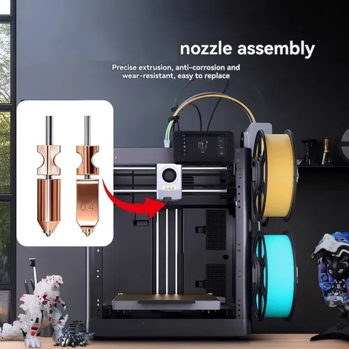 Para Boquilla Hotend Ad5x, Cabeza De Acero Endurecido Mejora