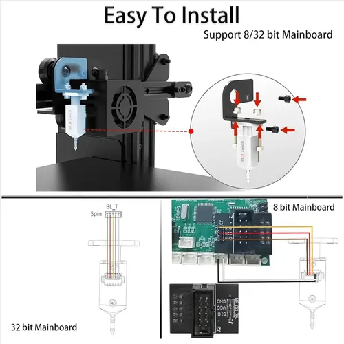 Sensor De Nivelación Automática De Cama 2x Upgrade Bl-touch