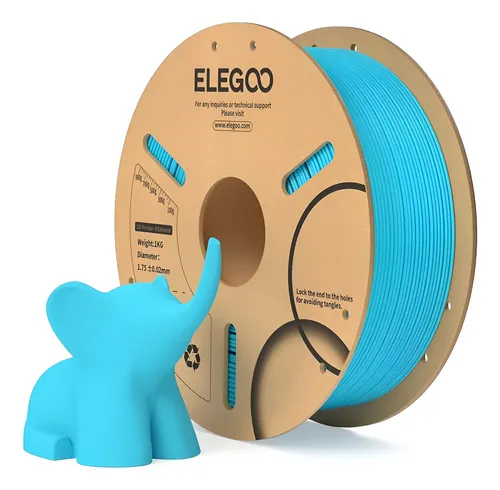 Filamento Pla Elegoo 1 Kg 1.75mm Impresora 3d No Enredos Color Azul Cielo