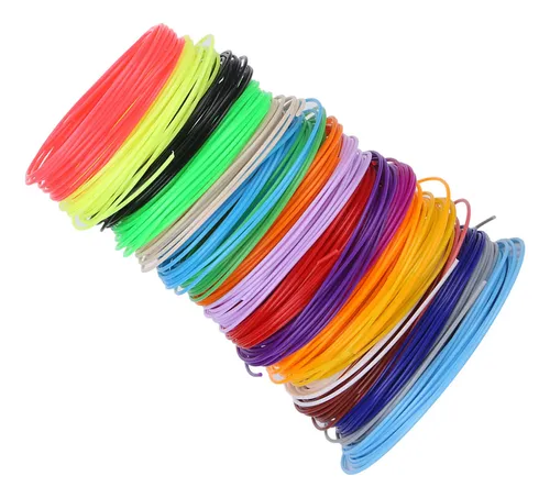 Filamento De Impresora 3d, 20 Colores, 1,75 Mm, Recambios Pc