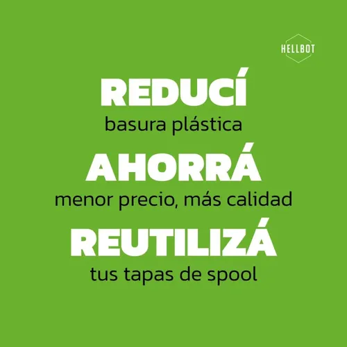 Filamento Pla Hellbot Ecofila 1.75mm Con Carretel 1kg