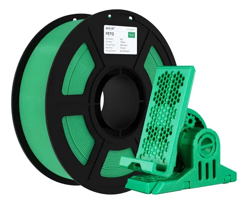 Filamento PETG Jamg He 1.75mm Verde 1kg Impresión 3D Resistente