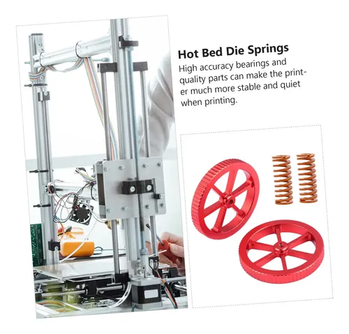 Kit 12 Tuercas Y Resortes Nivelador Cama Impresora 3d