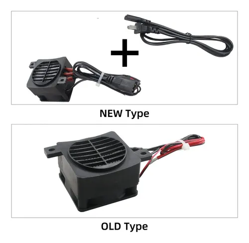 Calefactor De Ventilador Ptc Ptcyidu 110 V 200 W Cerámico Ne
