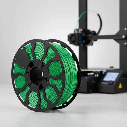 Filamento Hellbot V2 Ecofila Pla Lock 1kg Color Verde