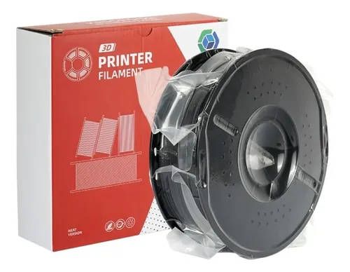 Filamento 3d Petg Fibra De Carbono Negro Alta Resistencia