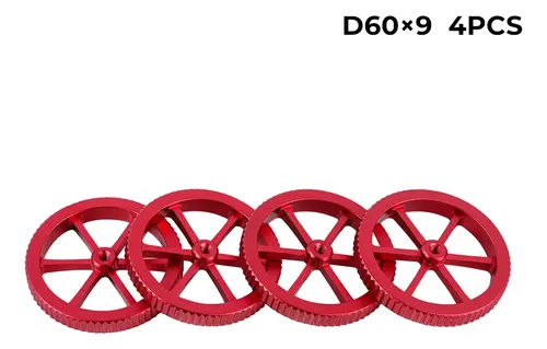 Kit Tuerca/ruedas Metálicas Nivelación Cama Impresión 3d X4