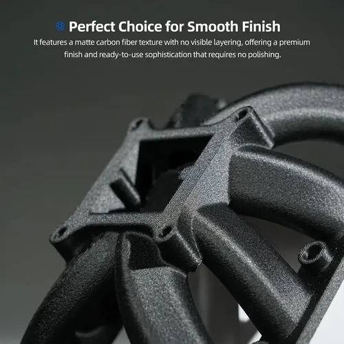 Filamento Pla Fibra Carbono Negro 1 75mm 1kg Resistente Negr