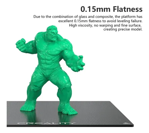 Cama De Vidrio Templado 235x235mm Para Impresora 3d Ender