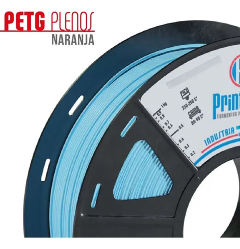 Filamento Para Impresoras 3d Petg X 1kg Full :: Printalot Color Celeste