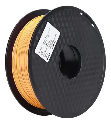 Filamento 1.75mm Oro Y Púrpura Dual Para Impresora 3d