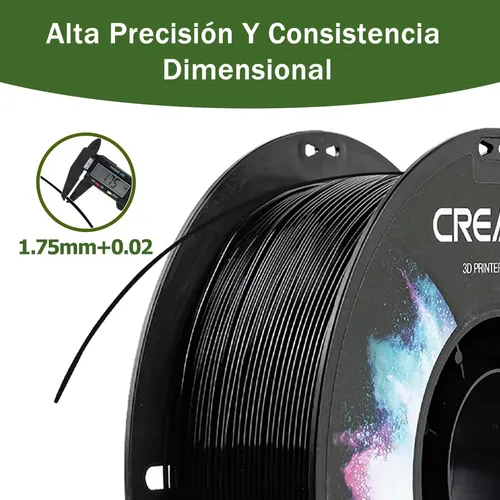 Creality Cr-petg Filamento 1.75 Para Impresora 3d Fdm Color Negro