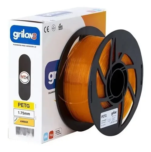 Filamento Petg 1.75mm Grilon3 Impresora 3d Colores Color Ambar
