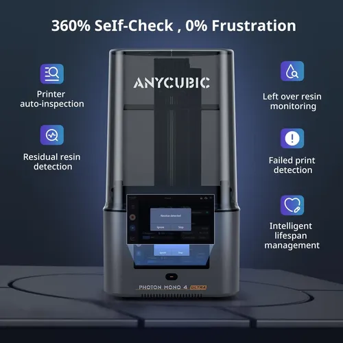 Impresora De Resina Anycubic Photon Mono 4 Ultra 10k Con Pan
