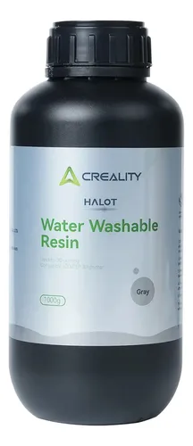 Resina Creality Lavable Al Agua Color Gris 1kg