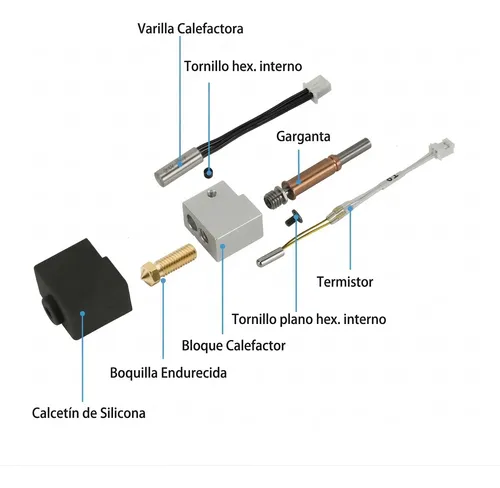 Hotend Compatible Para Anycubic Kobra 3