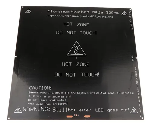 Placa De Pcb Con Cama Calentada De Placa De Aluminio De 328x