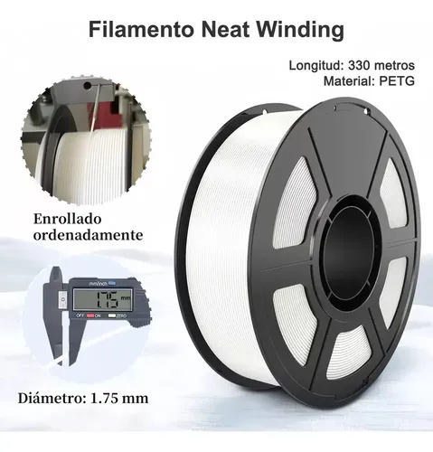 Filamento Petg Para Impresión 3d 1,75 Mm