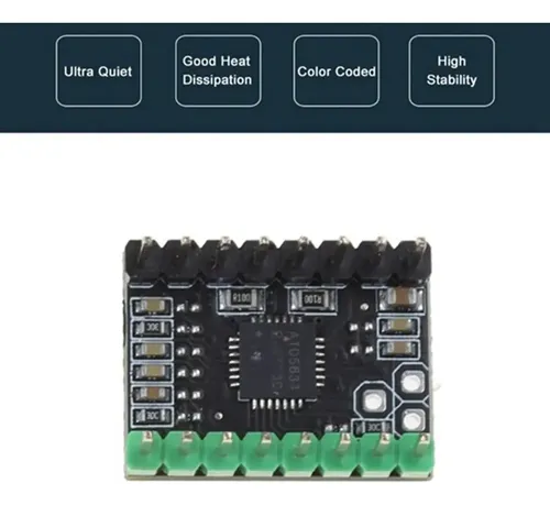 Controlador Paso A Paso De 4 Piezas Con Disipador De Dnpj