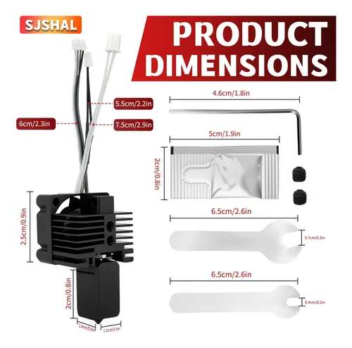 Boquilla De 0,4 Mm Del Kit Hotend De Componentes Mecánicos S
