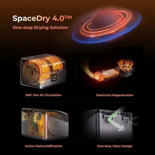 Secador Filamento 3d 4 Carretes 200w Calefacción 85°c