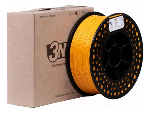Filamento 3d 3nmax Pla+ 1.75mm 1kg Tonos Mate Impresora 3d Color Amarillo