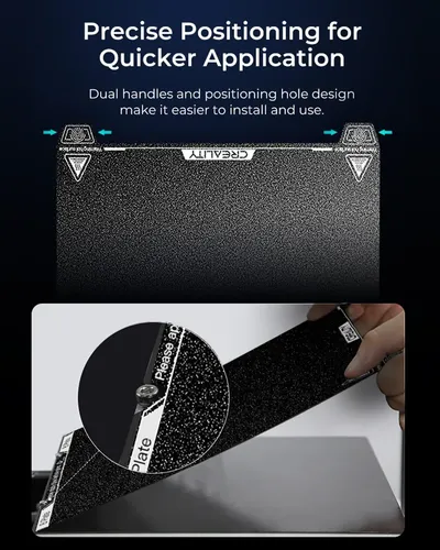 Placa De Construcción Creality K1 Pei 235 X 235 Mm Para Ende