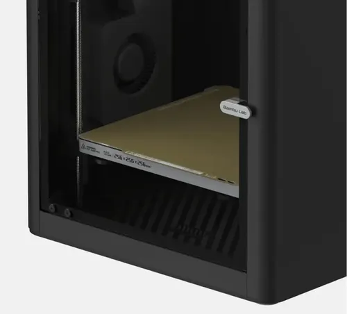 Impresora 3D Bambu Lab P1S color negro con tecnología de impresión FDM