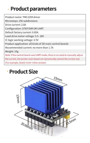Driver Stepper Motor Ultra Silencioso 2 5a 3d Impresora