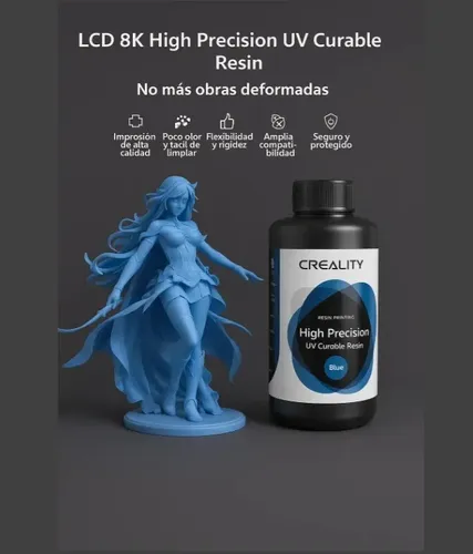 Resina Creality 3d Uv Lcd X1kg Colores