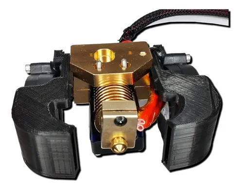Hotend 12v Creality Tipo E3d V6 Triple Fan Completo Cableado
