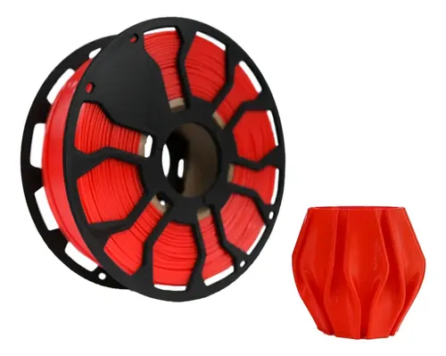 Filamento Pla Hellbot Ecofila 1.75mm 1kg Impresión 3d Color Rojo