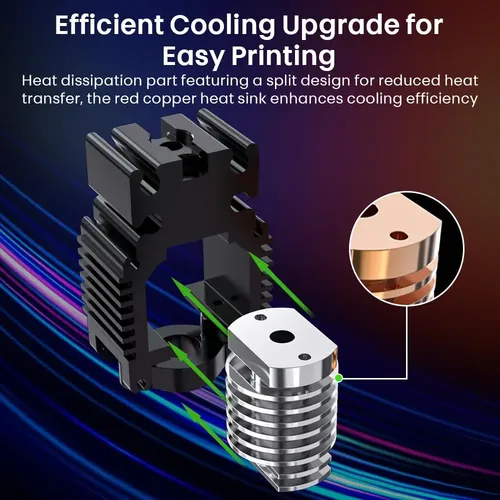 Calefactor Cerámico Creality Ender 3 V3 Se Hotend, Ender 3 V