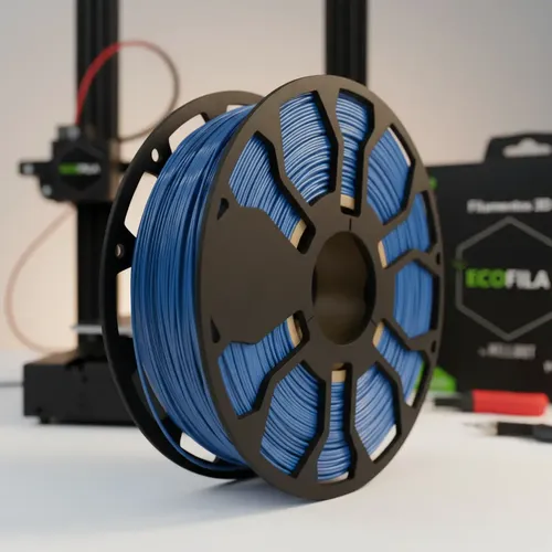 Filamento 3d Hellbot Ecofila De 1.75mm Y 1kg Cobalto