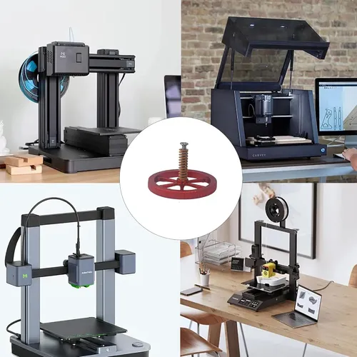 Kit Nivelador Rojo Con Resortes Y Tornillos Para Ender 3d