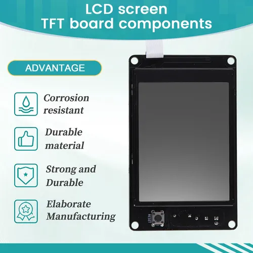 Fácil Para Impresora 3d, Pantalla Lcd Y Placa Tft. Negro