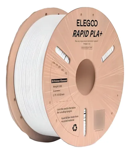 Filamento Rapid Pla Plus Elegoo Diámetro 1,75mm 1kg 600 Mm/s Color Blanco